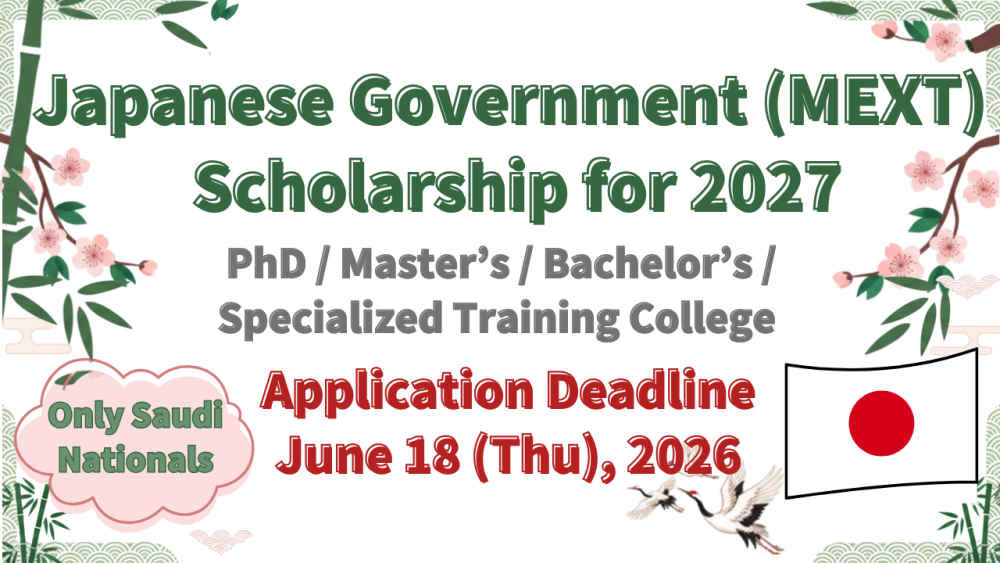 2027 Mext Scholarship